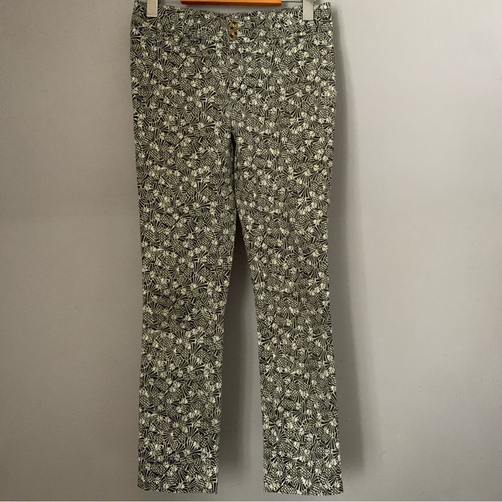 Anthropologie Pineapple Print Pants Size 0